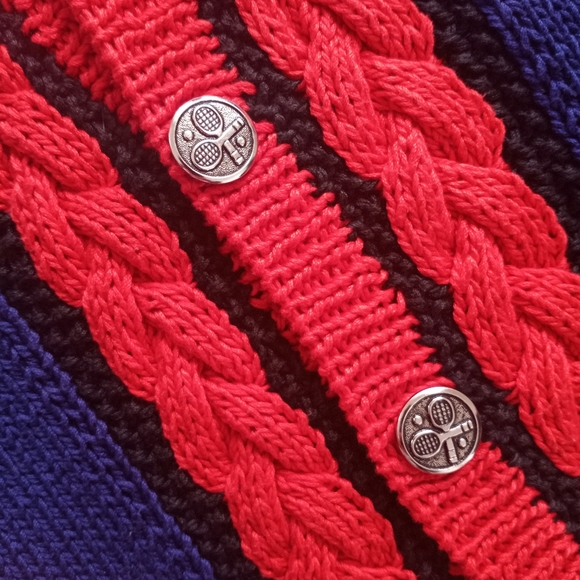 Men's Colorful Sports-Themed Sweater - Picture 6 of 11